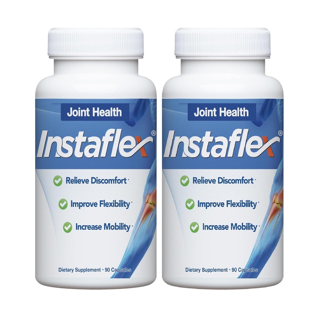 Instaflex Joint Support Supplement for Men and Women with Glucosamine,180ct | Joint Health, Relieve Discomfort, Improve Flexibility, Increase Mobility