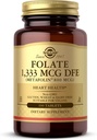 Solgar Folate 1333 MCG DFE Metafolin® 800 mikrog Tabletit, alkuperäinen, 8