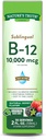 Naturens sandhed Sublingual Vitamin B-12 10.000 Mcg, Hurtig fungerende Væske, Natural Berry Flavor, 2 Fluid Ounce (pakke med 1)