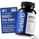 NAD Supplement for Men – Liposomal NAD+ NMN Alternative Nitric Oxide Prostate Health Supplements with Resveratrol, CoQ10, L Citrulline and Lycopene for Anti-Aging & Cellular Energy Support 60 Capsules