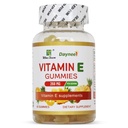 Vitamin E Gummies 268mg (400IU), Vegan, 60 Count | Adult Supplement, Non-GMO, Delicious, Easy to Chew, Antioxidant, Immune, Skin & Eye Support