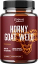 Horny Goat Weed Complex - Pílulas de realce masculino e Testosterona Natural Booster para homens desempenho masculino Pré-treino Suplementos Crescimento muscular