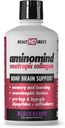 HEALTH DIRECT - AminoMind - Nootropic Collagen supplement for Brain Health and BDNF - Pro-Hyp " Hyp-Gly Dipeptides, coffeeberry Antioxidants - BlackBerry - 14 Fl Oz (28 Servings)