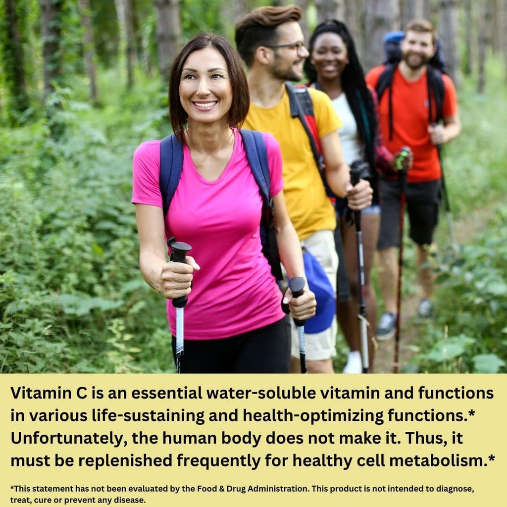 Vitamina C naturale 100% da Ciliegia Acerola con Lavitol DHQ Dihydroquercetin Plus 250 mg Citrus Bioflavonoidi - Vitamina C, Nessun acido ascorbico sintetico e nessun Additivo - 250 mg, 60 capsule