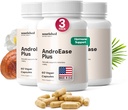 Nourished AndroEase Plus - Natural Balance Supplement for Women - Wegan Formuła z Cynk & Saw Palmetto - 180 Kapsułek dla Daily Wellness & Vitality - Made in USA