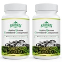 Active Hexose Correlated Compound 1500 mg Supplement, Natural 8 Mushroom Extract Supplement, Immune System, Liver Function, Natural Killer and T Cells Activity, 180 Veggie Capsules