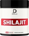 1000Mg Shilajit Pure Himalayan Органічні капсули - Містить природні фульви, Гумічна кислота & 85 Інші - Shilajit Supplement для балансу тіла, здоров'я серця, Brain & Immune System Support - 60 графів