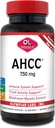 Lab Olympian Premium AHCC Suplemen 750mg dari AHCC per Capsule - Menyediakan Kesehatan Ammune, Fungsi Hati, dan Aktivis Sel Pembunuh Natural - 30 Kapsul