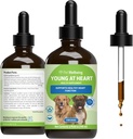 Pet Wellsing Young at Heart for Dogs - Heart Health, Circulation & Cardiovascular System, Hawthorn, Motherwort, Schisandra - Veterinarian- Formulated Herbal Supplemen 4 flf oz (118 ml)