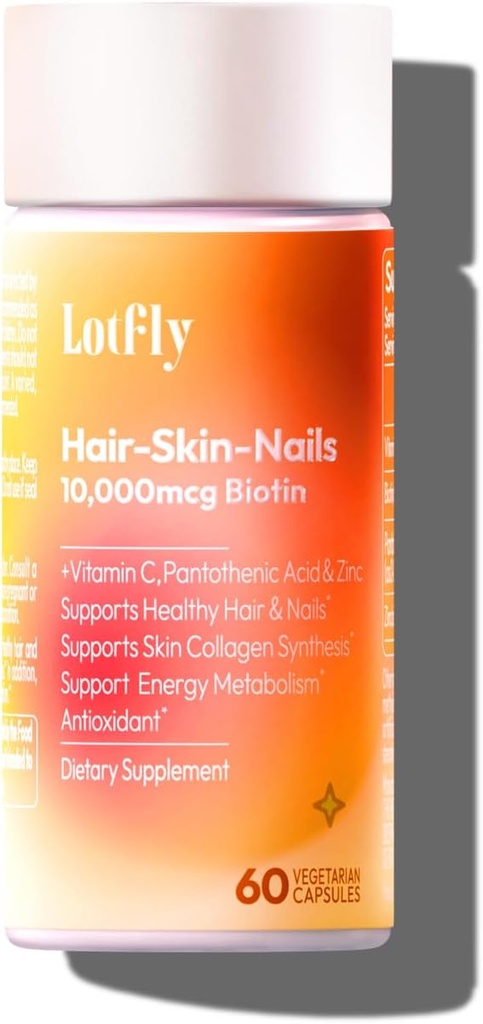 Biotin 10000 mcg met zinkvitamine C & Calcium Pantothenate 