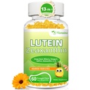 Lutein 20 mg with Zeaxanthin Gummies, Lutein and Zeaxanthin Supplements with Eye Vitamins C, E, Bilberry for Eye Health - 60Cts
