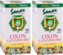 Sanar Naturals Colon Cleanser, 90 Capsules (2 Pack) - Dieetvezels, Kruiden en Probiotica Blend, Digestieve Ondersteuning, Colon Reiniging Supplement voor vrouwen en mannen
