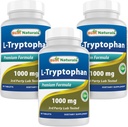 Best Naturals L-Tryptophan 1000 mg 60 Tablets (60 Count (Pack of 3))