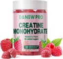Apriline Monohydate Gammies for Men & ME-5g of Authorine Monohydate for Service - Sweeting Free, Vegan, Raspberry Flavor, 120 เคานต์