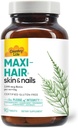 乡村生活 Maxi-Hair 补充 - 2000 mcg 生物素和维生素用于头发,皮肤和钉子 - 认证无糖和蔬菜 - 支持头发生长,90块