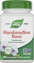 Nature 's Way Marshmallow Root - Marshmallow Root Supplement for Traditional Digestive Soothing * - Glutin- Free, Dairy- Free & Vegan - Easy- Swallow Capsules - 100 kapszula (Packaging May Vary)