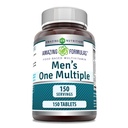 Amazing Formulas Men's One Multivitamin Supplement | Food Based | 150 Tablets | Perfect Blend of Vitamins, Minerals & Probiotics | Non-GMO | Gluten-Free | Made in USA