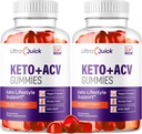 (2 Pack) Ultra Quick Keto ACV Gummis Weight Loss, Ultra Quick Keto ACV Gummis, UltraQuick Keto ACV Gummis, UltraQuick Keto Plus ACV Support Gummis, Ultra Quick Weight Loss Gummis für 2 Monate