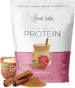 One Sol Lean Plant-Based Protein Powder, Pea & Brown Rice Protein, Low Carb, Vegan Friendly - Gluten, Lactose, " Soy Free - No Added Sugar, Non-GMO, Clean Nutrition, No Bloating (Horchata)