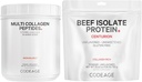 האולטימטיבי שריר ושיקום Pack: Collagen Peptides אבקת וחלבון Beef
