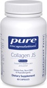 Encapsulacións pura Collagen JS - Skin & Joint Health * - 1,000 mg Biocell Collagen - Gluten Free & Non-GMO - 60 cápsulas