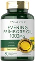 Carlyle Evening Primrose Oil Supplement 1000mg | 80 Softgel Capsules | Non-GMO & Gluten Free