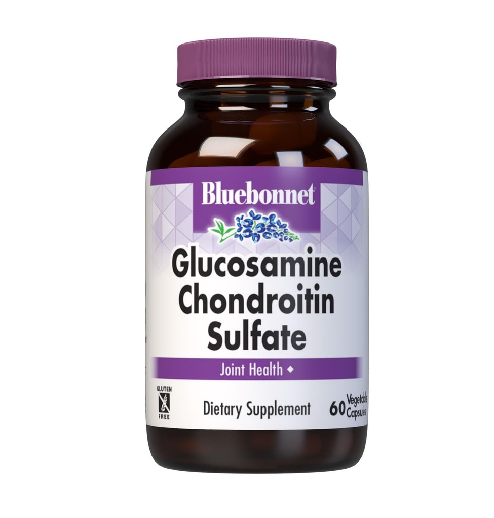 Bluebonnet Glucosamine Chondroitin Sulfate Supplement, 60 Count
