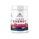 Ancient Nutrition Clean Energy Powder, Strawberry Kiwi, Supports Healthy Energy and Cognitive Health, Promotes Mental Alertness and Focus, 30 Servings
