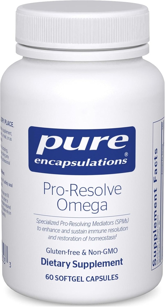 Pro-Resolve โอเมก้า 3 Fatty access for Cardiconomic Health | 60 Softgel Capsults