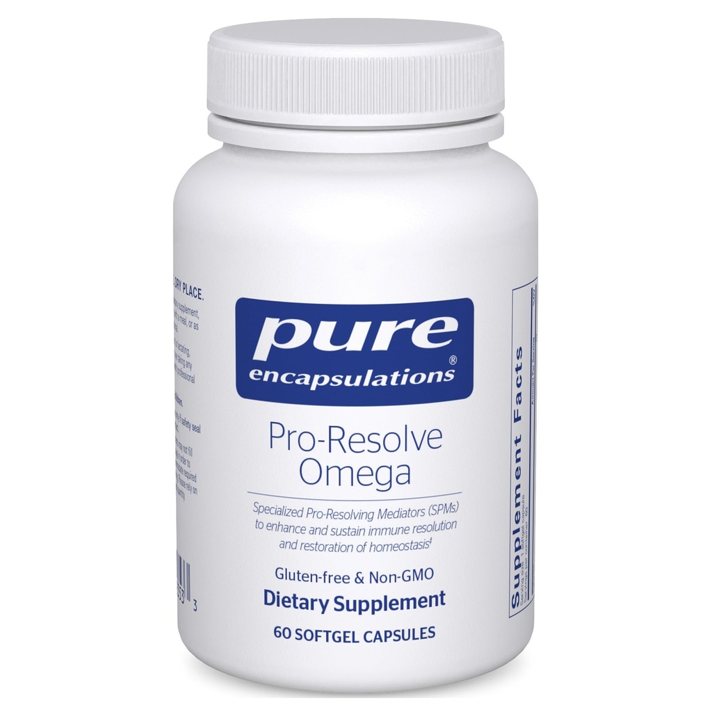 Pure Encapsulations Pro-Resolve Omega | Omega-3 Fatty Acids for Cardiovascular Health | 60 Softgel Capsules