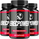 (3 Pack) Erecpower för Män Supplement Capsules, Erecpower Piills All Natural Ingredients, Erecpower Original Advanced Formula, Erecpower Vitamin Support, Ericpower Reviews, 180 Capsules för 3 månader