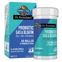 Garden of Life Dr. Formulated Pre, Post & Probiotics Gas & Bloating Once Daily 3-in-1 Complete Prebiotics, Postbiotics & Probiotics – 50 Billion CFU, Non-GMO, Gluten-Free, 30 Day Supply