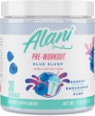 Alani Nu Pre Workout Toz Blue Slush, Amino Energy Boost, Endurance Supplement, Sugar Free, 200mg Caffeine, L-Theanine, Beta-Alanine, L-Citrulline, 30 Xidmət