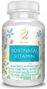 ACTIF postnatales Vitamin mit 25+ Bio-Vitaminen und Bio-Kräutern, Pflege- und Lactationsergänzungsmittel, unterstützt Baby's Brain Development, Non-GMO, Made in USA, 90 Count
