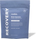 Rookie Wellness Recovery BCAA - Elektrolyte və BCAA Toz olan 5 g ilə Dəstəkmiş Chain Amino Acids üçün Muscle Recovery, Hydration üçün Electrolytes, və yalnız 10 Calories (30 Xəstəlik, Coconut Pineapple)
