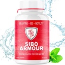 SIBO 124; IBS Relief (Pengobatan Tingkat Clinical) Bloating, Diare, Leaky Gut, Gas 14; Ditunda Rilis Peppermint 124; Tambahan Efektif Pada Irritable Bowel Syndrome & Small Intestine Bakteria Overgrowth