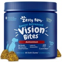 Zesty Paws Eye Supplement for Dogs - Vision Support with Antioxidants & Omega 3 Fatty Acids - 90 Chews