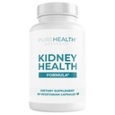 PUREHEALTH RESEARCH Kidney Health Formula - Kidney Cleanse Detox & Repair Support Supplement - with Berberine HCL, Chanca Piedra, Saffron, Grape Seed, Turmeric Root, Magnesium & More - 60 Capsules