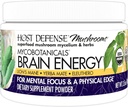 Host Defense MycoBotanicals Brain Energy* Powder - Brain & Focus Support Supplement with Lion's Mane Mushroom - Dietary Supplement with Yerba Mate for Energy Support - 3.5 oz (33 Servings)*