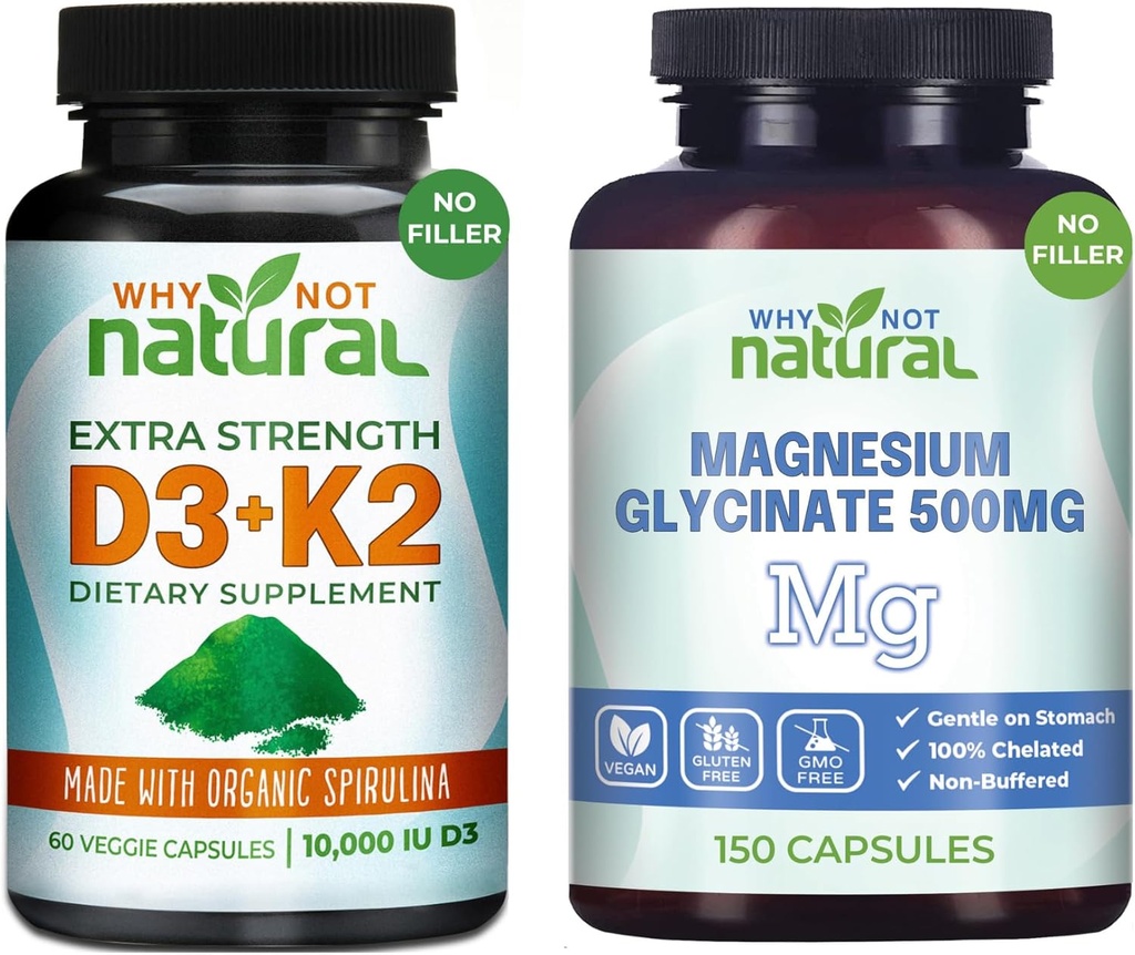 Magnesi Glycinat i Vitamina D3K2