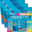 HydroMATE Electrolyte Powder Variety Pack Bulk Hydration Packets Low Sugar 90