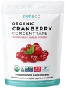 USDA Cranberry Powder Organic Certified - Organic Cranberry Juice Concentrate Support Urinary Tract Health for Women & Men - Pure Berry Concentrate Vegan Non-GMO & Filler Free (200 Servings)