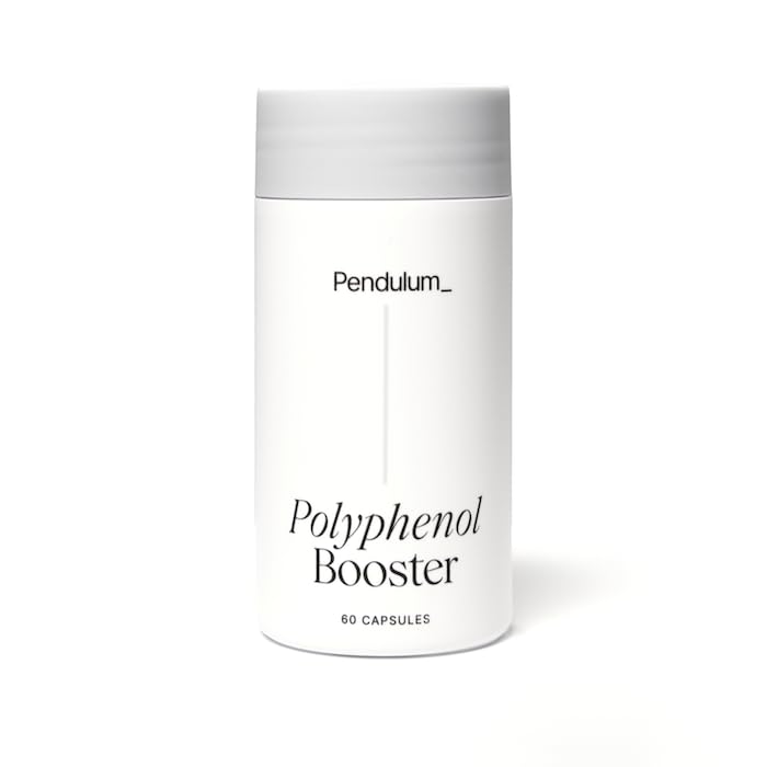 Pendulum Polyphenol Booster, Antioxidant from Superfoods, Beneficial Plant Compounds for Good Health, Helps Boost Akkermansia Muciniphila for Men & Women (60 Capsules, 1-Pack)
