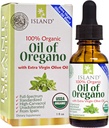 Óleo de Orégano Orgânico Liquid Drops (1 fl oz) - Mistura de Óleo Oregano Orgânico & Azeite, cultivado em Espanha