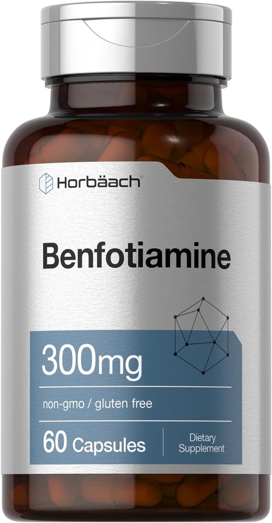 Horbäach Benfotiamine 300mg  год. 60 капсули