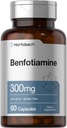 Horbäach Benfotiamine 300mg < 124; 60 Kapsułek < 124; Non- GMO, Gluten