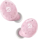 خلف الخليج Audio Tempo 30 Wireless Earbuds for Small Ears - Award-Winning Sound, Sweatproof Bluetooth Earbuds, Comfortable Ear Buds for Women, Pink Earphones Small Ear Canals, Long Battery Headphones
