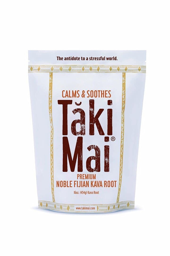 Taki Mai Noble Kava Kava Root Powder 16oz – Authentic Traditional Grind, Natural Evening Relaxation, Restful Nights and Calm Rituals, 100% Pure Noble Kava
