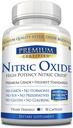 Nitric Oxide Premium - 1680 mg L-arginine Barreja, AAKG, AKIC, Mono i Mallate - Vegan Friendly - 90 Capules - 1 de mes