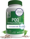 Salud Thru Nutrition PQ 20mg 30 Servidores Pyrroloquinoline Quinone como PureQQQ ← Promueve la Biogenesis Mitocondrial ANTE Certified Vegan ← No Gluten Soy Capsules Libres de Soja Vida Limpia Label PQ Suplemento